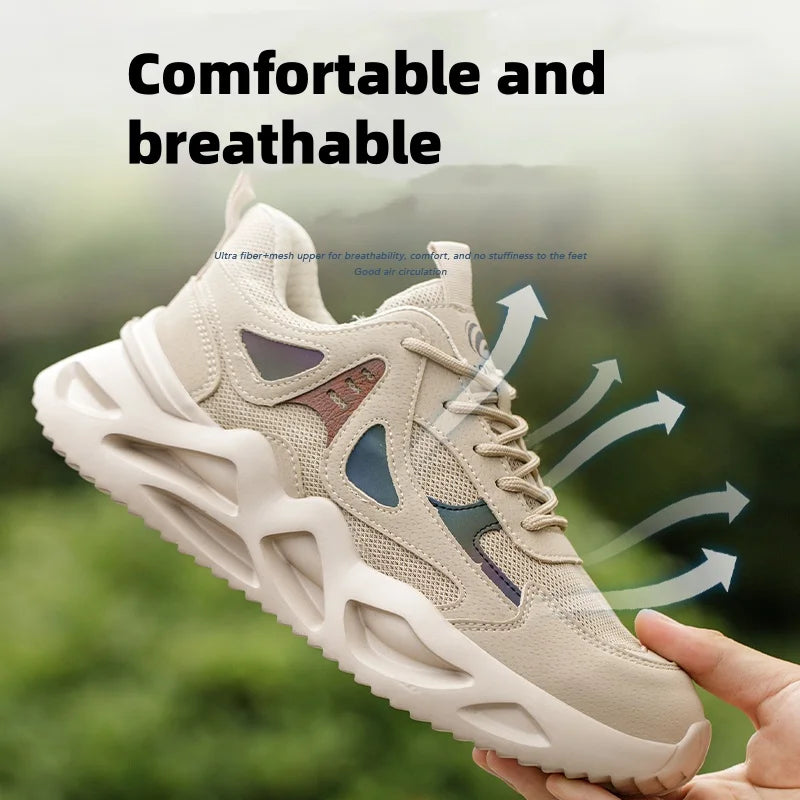 Lightweight Safety Shoes for Men and Women Steel Toe Cap Work Boots Breathable Sneakers Tactical Boots