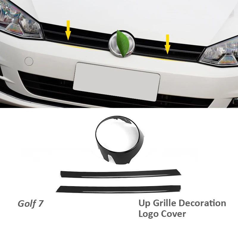 Golf 7 VW R Line Grille Decorative Logo Cover Strips