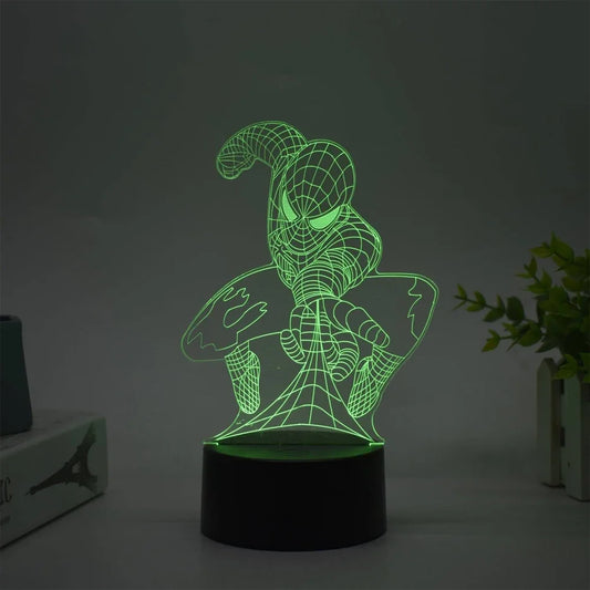 Spiderman Vs Venom Touch Remote Control LED Night Lamp