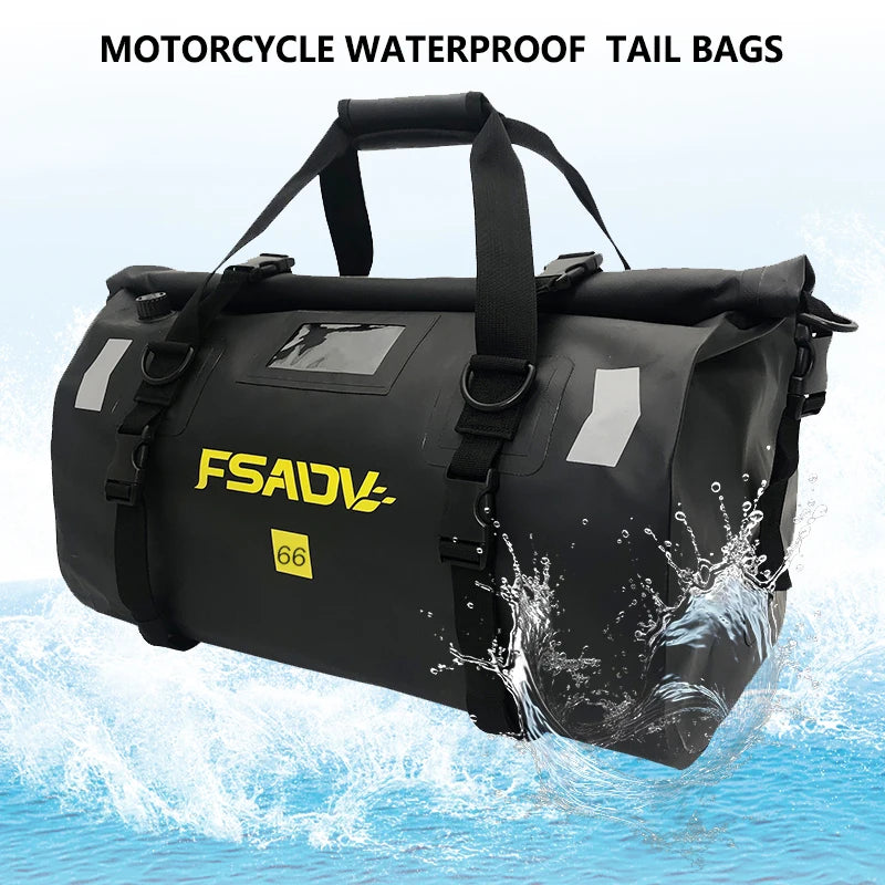 Universal Motorcycle Waterproof Tail Bag For Rear Seat