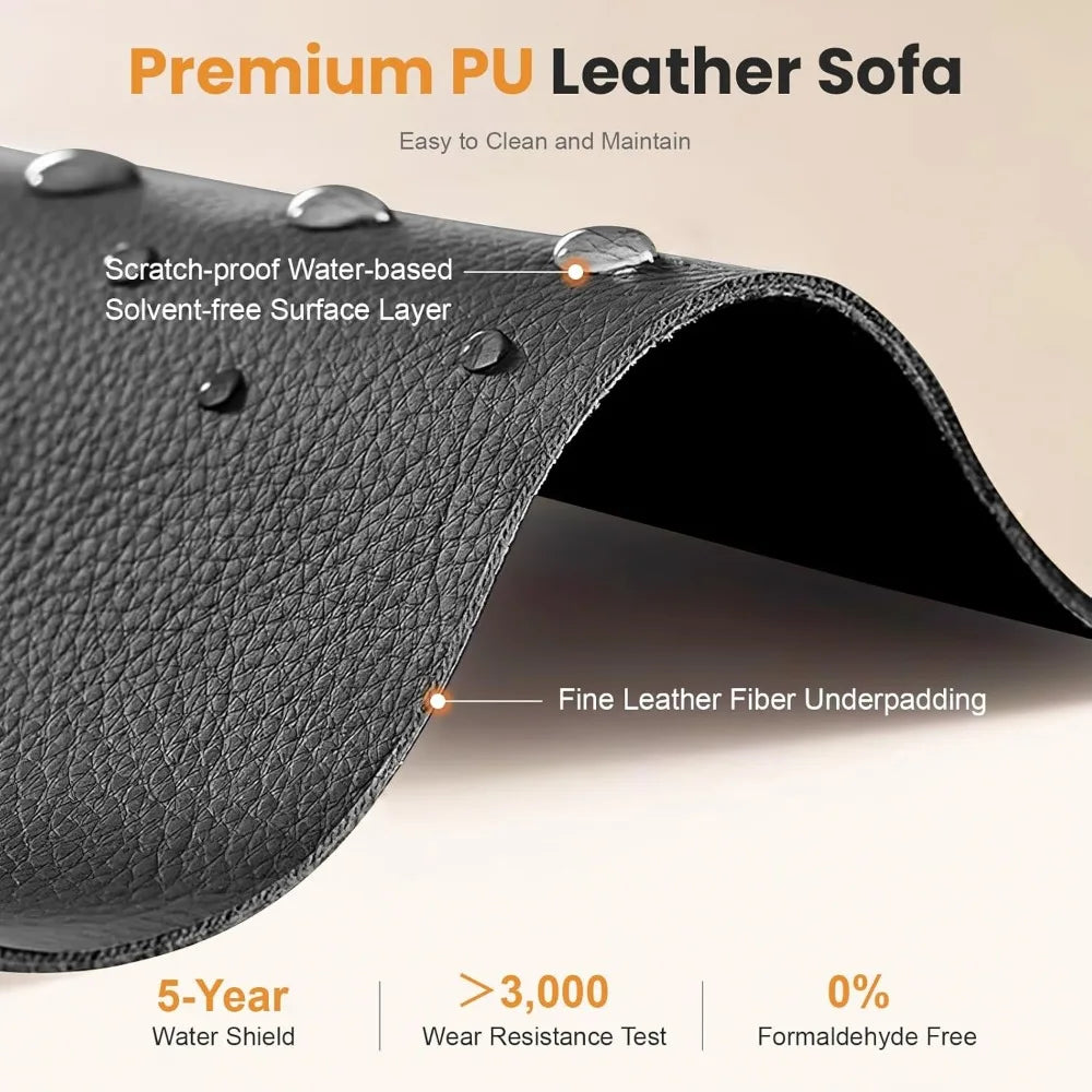 Luxurious HeavyDuty Loveseat Recliner Sofa With Interchangeable Console USB Ports