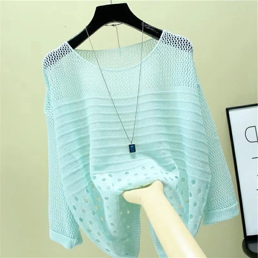 SURWENYUECN Fashion Ice Silk Women Knitted Vest Top