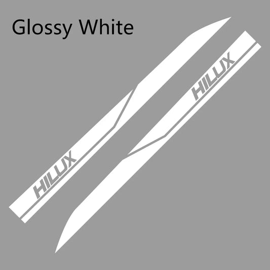 2Pcs Car Door Side Sticker Auto Vinyl Film DIY Decal Sport Styling Accessories For Toyota Hilux Revo Vigo