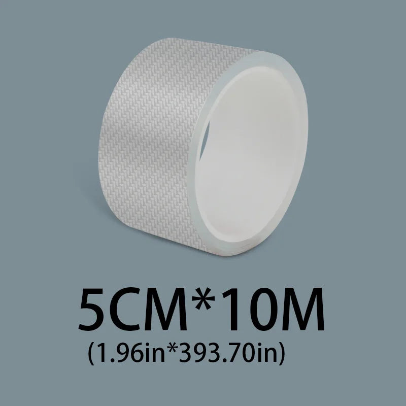 Transparent Carbon Fiber Car Trim Bumper Door Sill Film Anti Scratch Guard Sticker Strip Invisible Body Film