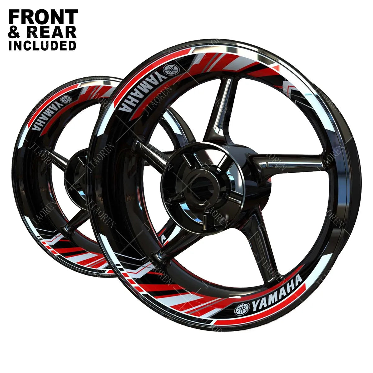 Yamaha Wheel Logo Sticker Rim Decal Vinyl Set Kit Pro