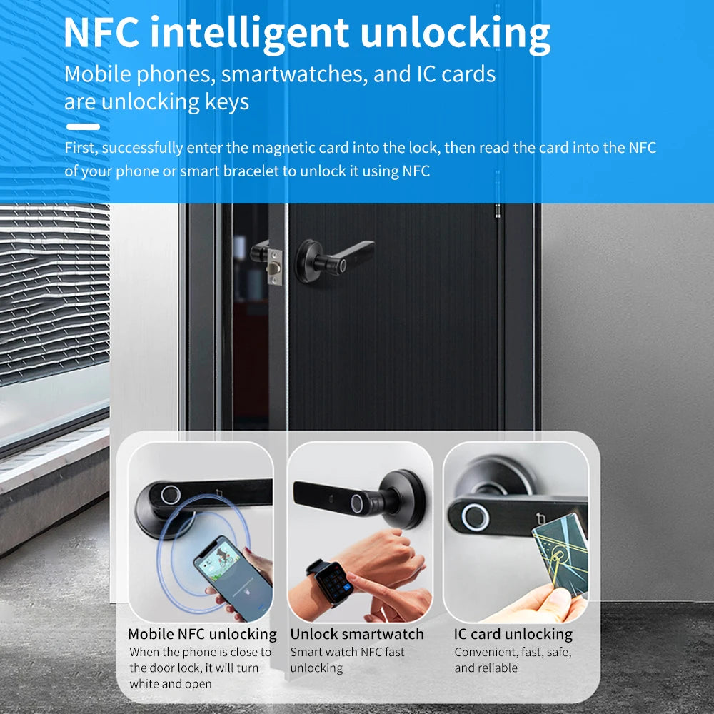 Smart Fingerprint Door Lock with Bluetooth and RFID Technology