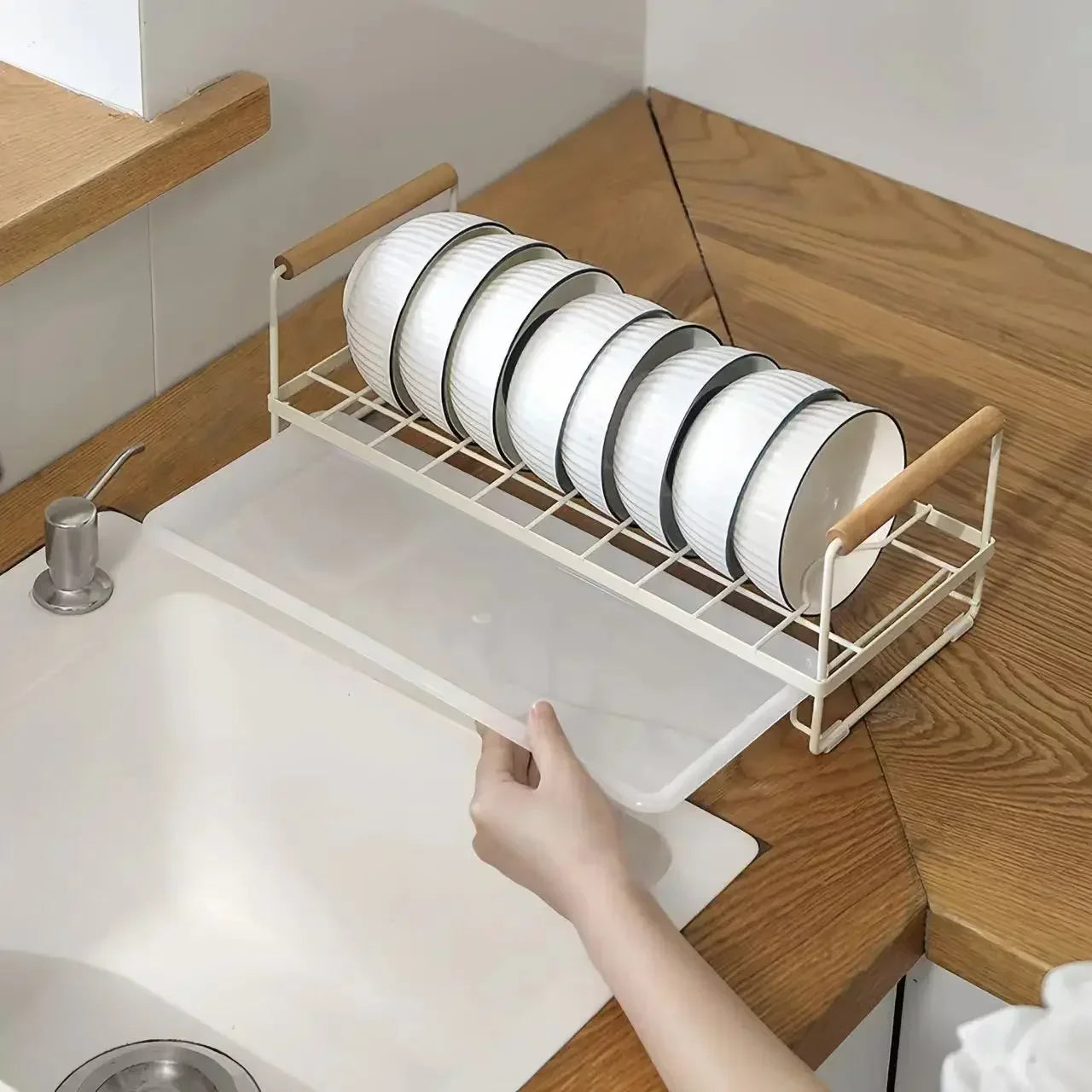 Choice Kitchen Rack Organizer Perforation Free Drain
