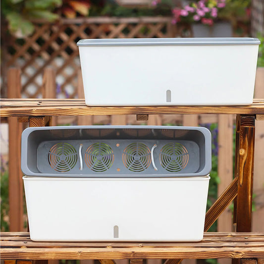 Self-Watering Planter Pots with Water Level Indicator for Plants