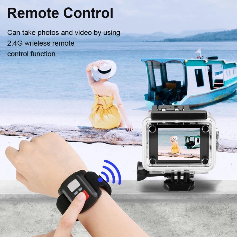 Ultra HD Action Camera With WiFi For Indoor And Outdoor Adventures