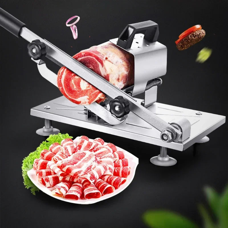 Multifunctional Stainless Steel Meat Slicer for Home Cooking