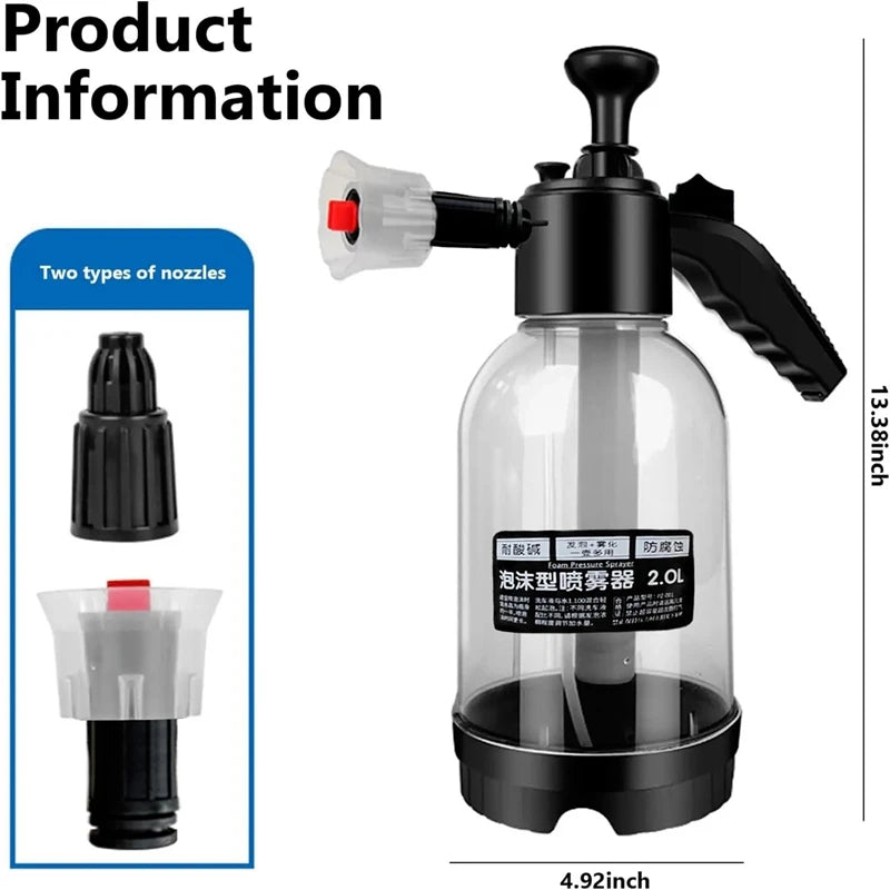 Car Foam Wash Sprayer For Easy Auto Cleaning Solutions