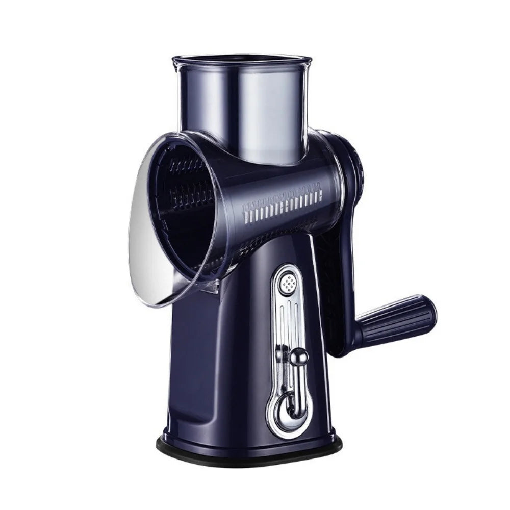 Rotary Vegetable Slicer and Grater 5 In 1 Kitchen Tool