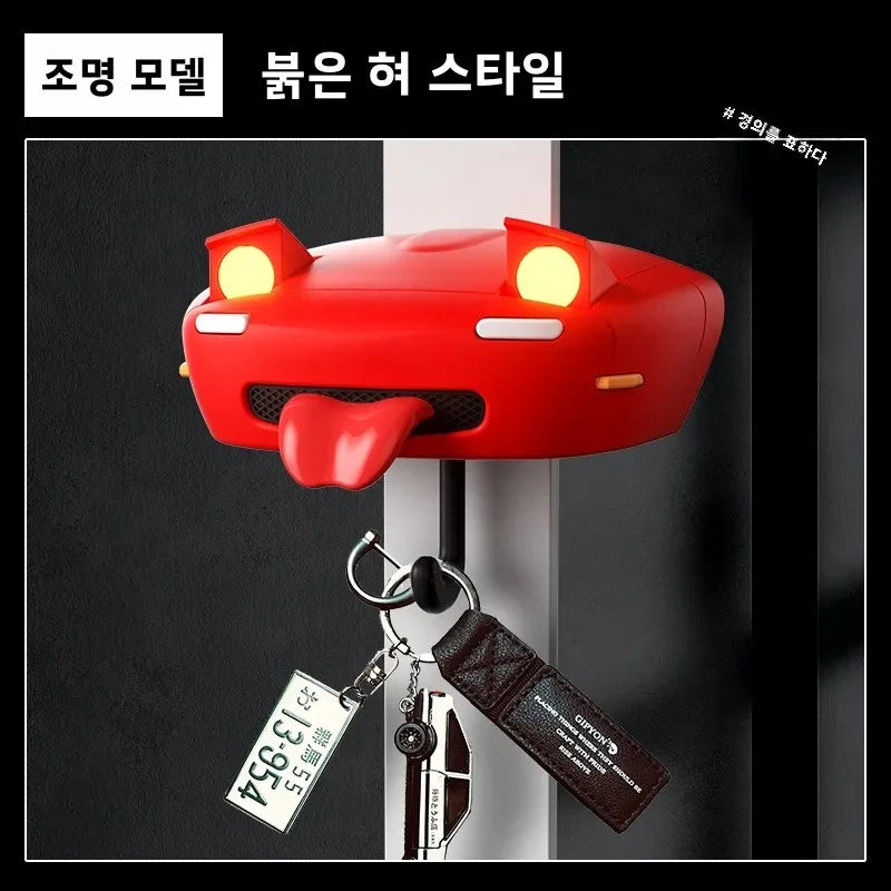 Vintage Car Headlight Key Holder Wall Mount Keychain Organizer