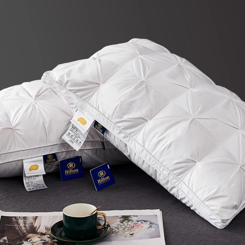 Jiangsu Goose Down Pillow Cotton Pillowcase For Sleep