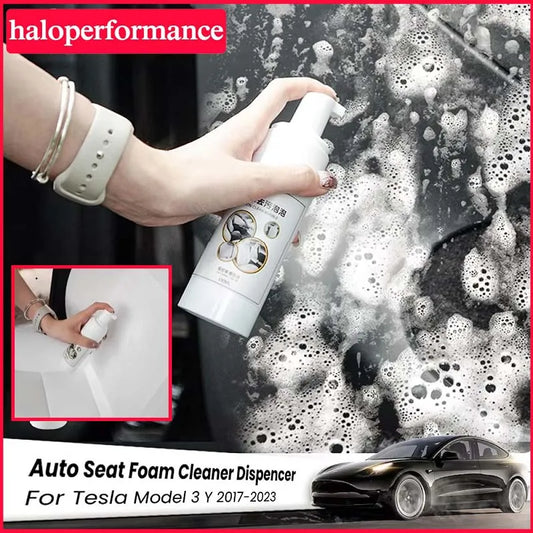 Multi-Purpose Leather Surface Foam Cleaner for Tesla Interiors