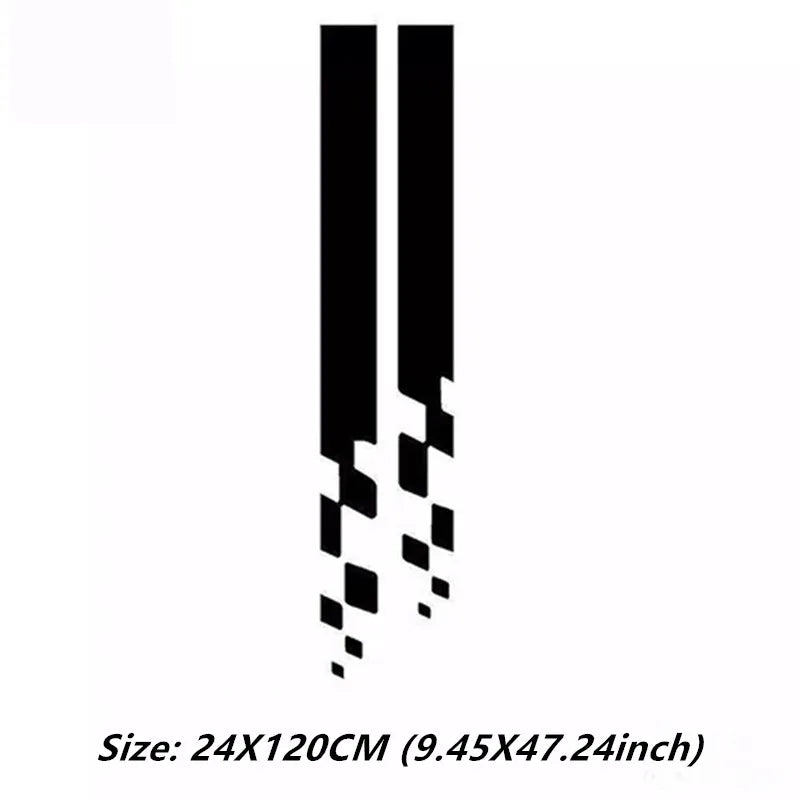 Personalized Waterproof Car Sticker Stripe Auto Modified Body Decoration Covering Film Skin Styling Accessories