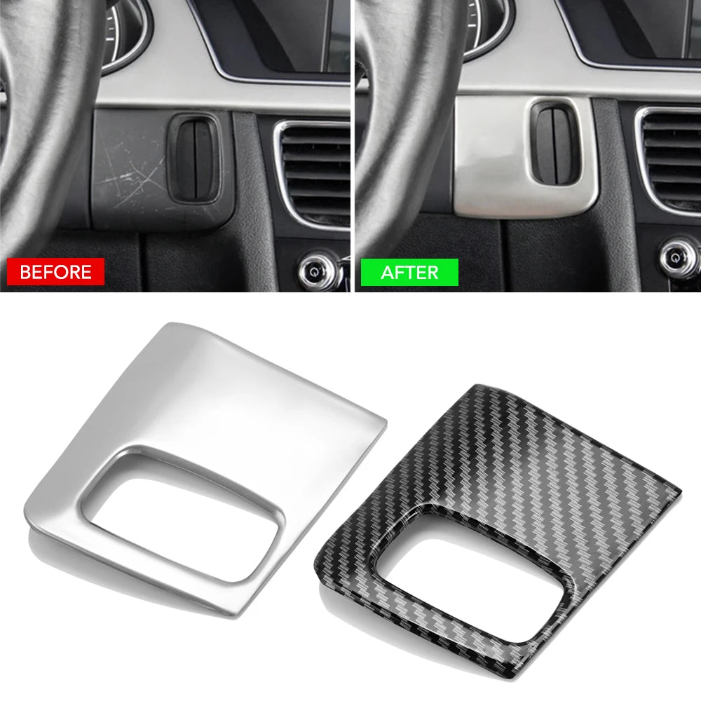 Choice Carbon Fiber Interior Trim For Audi A4 A5 Keyhole