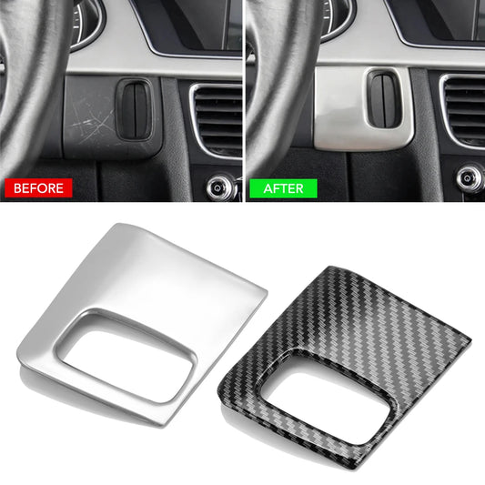 Choice Carbon Fiber Interior Trim For Audi A4 A5 Keyhole
