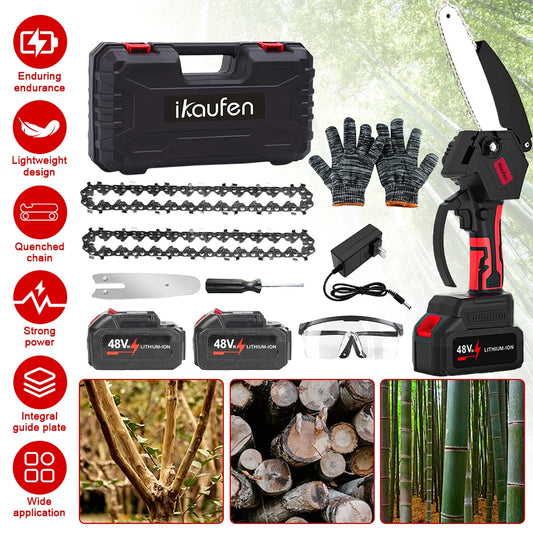 Hign-concerned Lithium Cordless Chainsaw Portable Outdoor Pruning