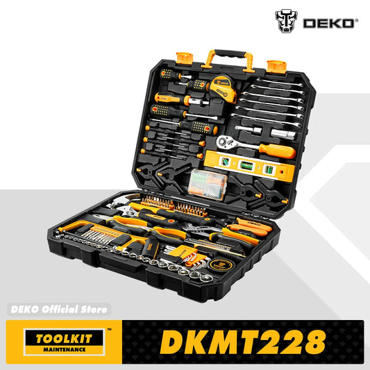 DEKODIY 228 Piece Socket Wrench Auto Repair Tool Set Kit