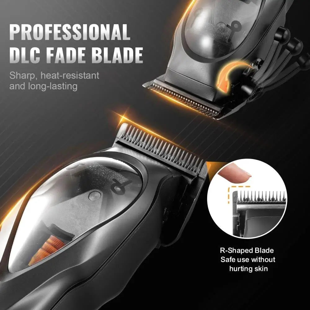 Professional Men's Barber Hair Clipper with Powerful Cutting Performance