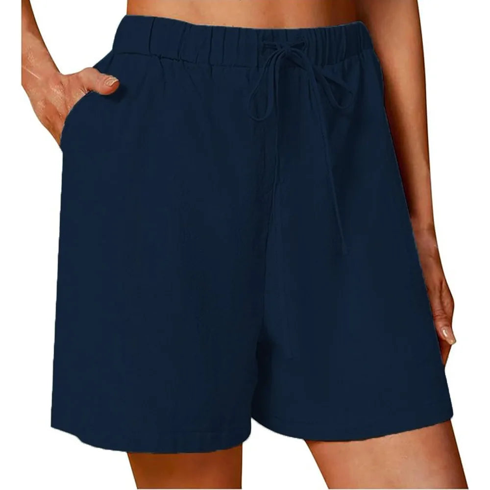 Women's Casual Drawstring Shorts for Summer Outdoor Activities