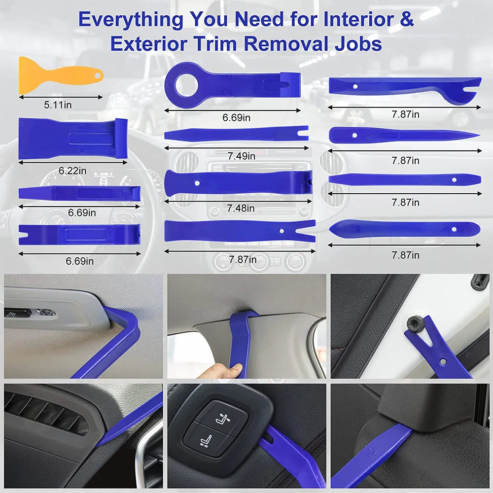 Baisibei 43-Piece Auto Trim Removal Tool Set for Door Panels