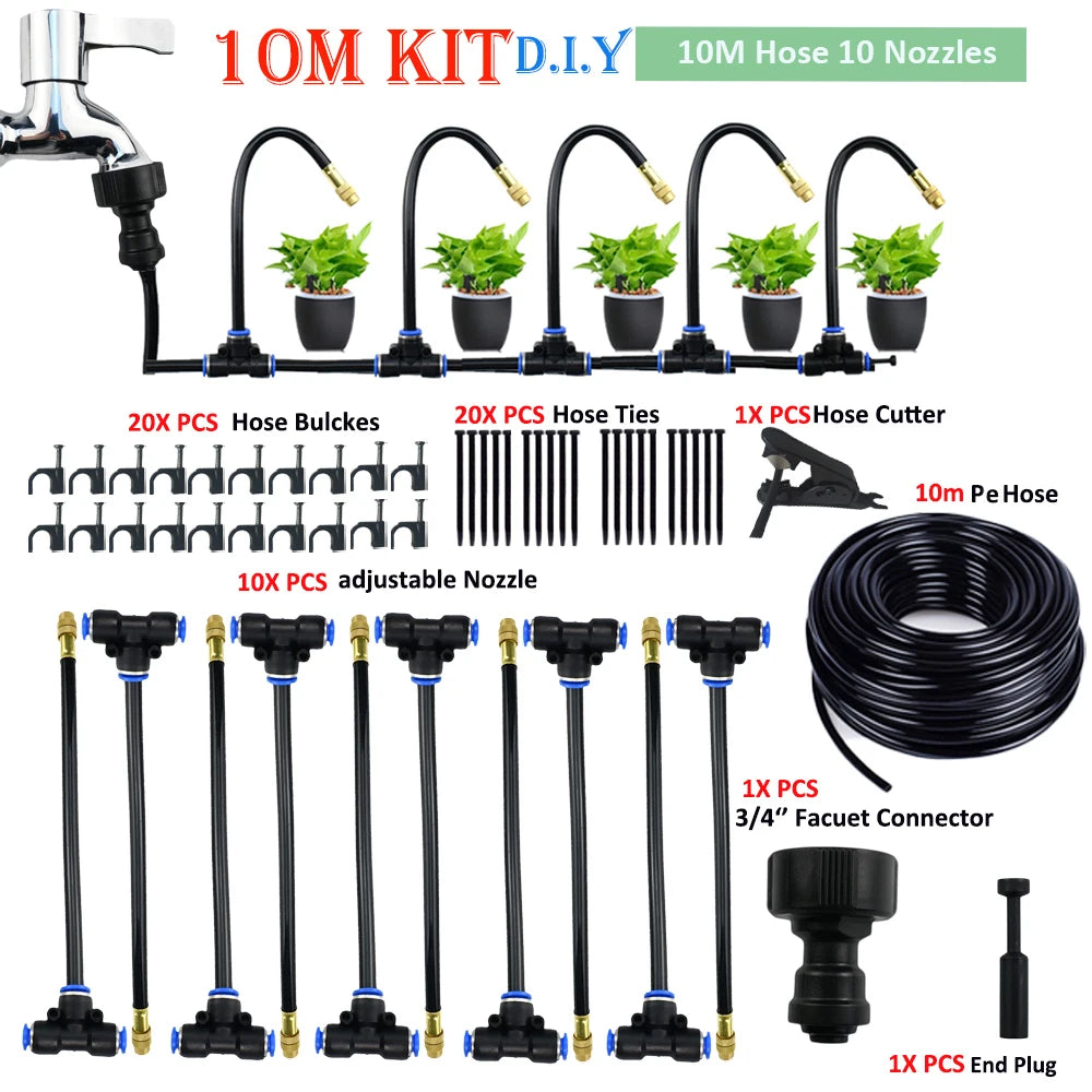 Choice DIY Garden Misting Kit For Outdoor Patio Irrigation