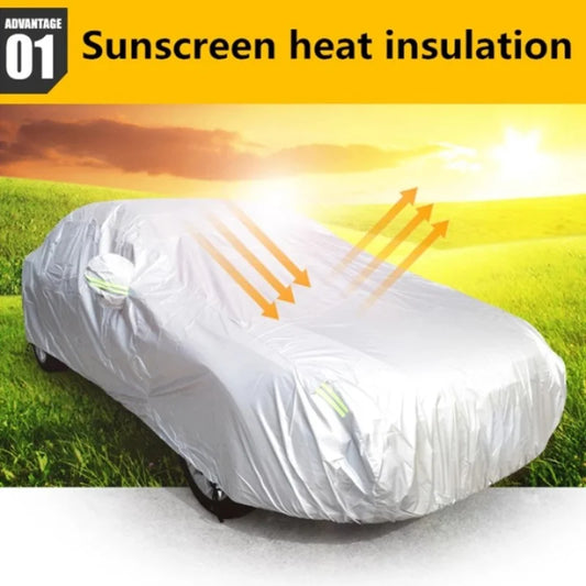 Universal Car Cover for Outdoor Protection from Snow and Dust