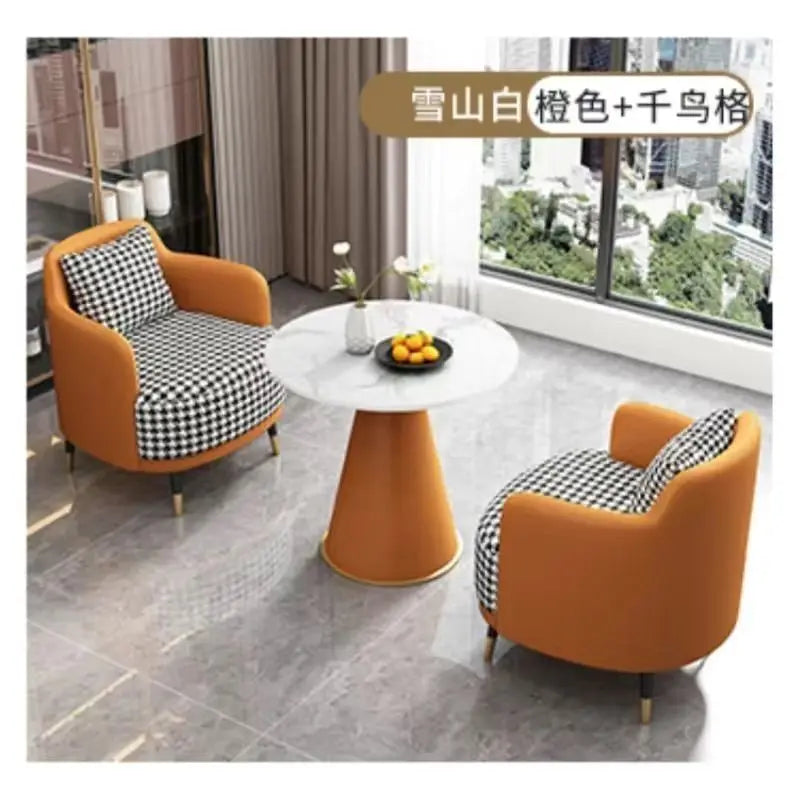 CN Guangdong Light Luxury U Shaped Sofa Coffee Table Set