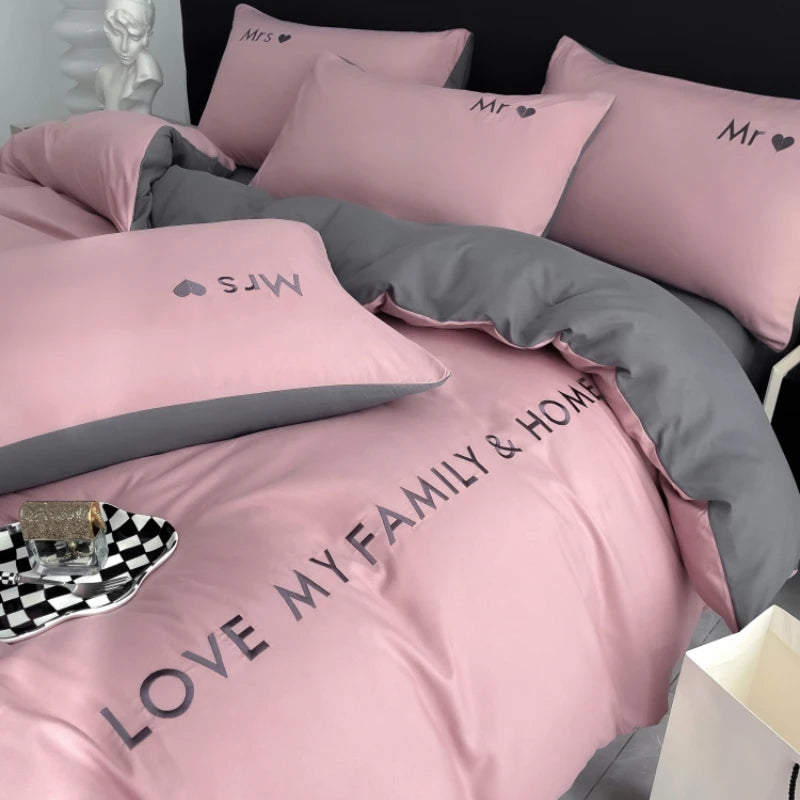 Nordic Luxury Egyptian Cotton Bedding Set for Ultimate Comfort