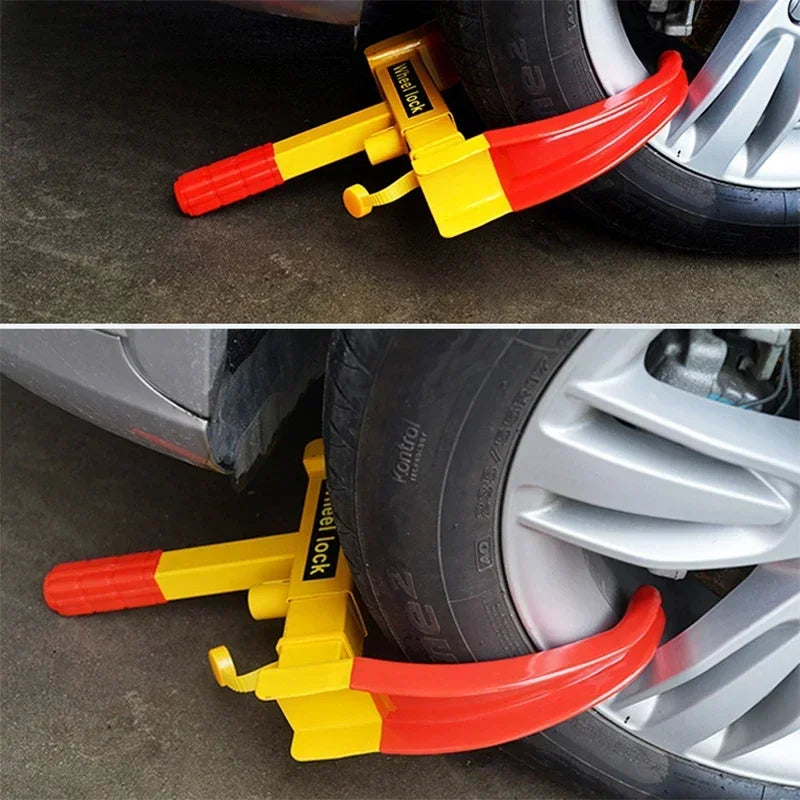 Heavy Duty Tire Lock Wheel Clamp Anti-Theft Auto Accessory