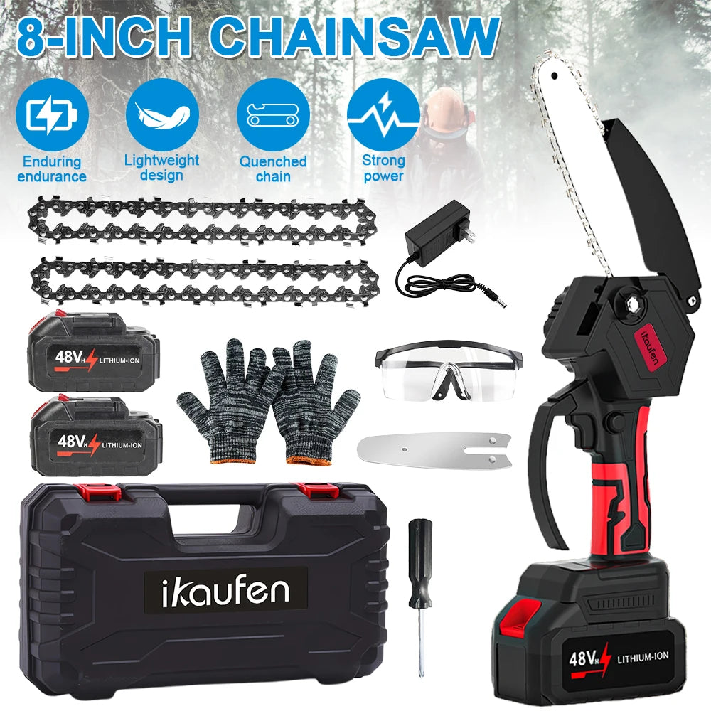 Hign-concerned Lithium Cordless Chainsaw Portable Outdoor Pruning