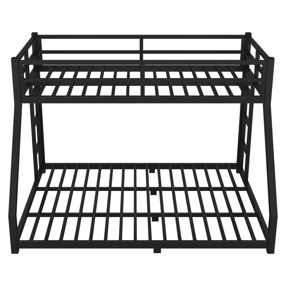 Metal Twin XL Over Queen Bunk Bed for Space Saving