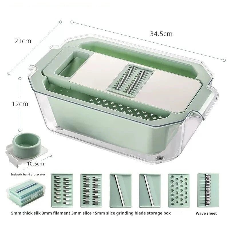 Multifunctional Vegetable Slicer and Chopper Kitchen Tool
