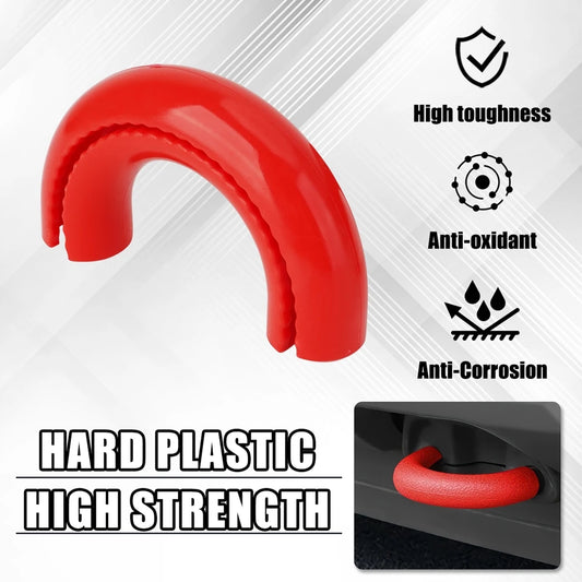 Red D-Ring Trailer Hook Covers for Ford F150 Accessories