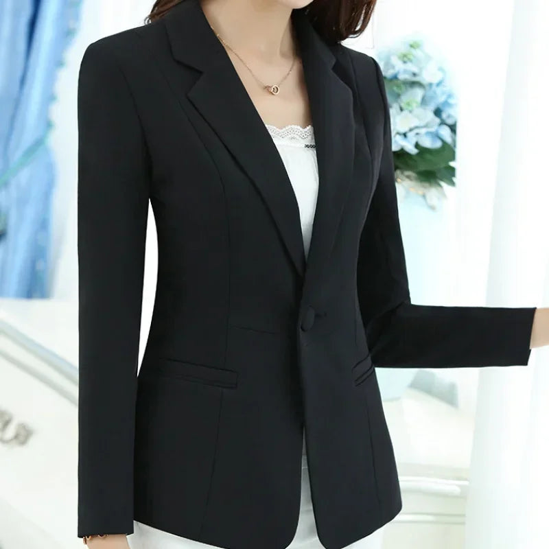 Women Blazer Elegant Office Wear by NoEnName