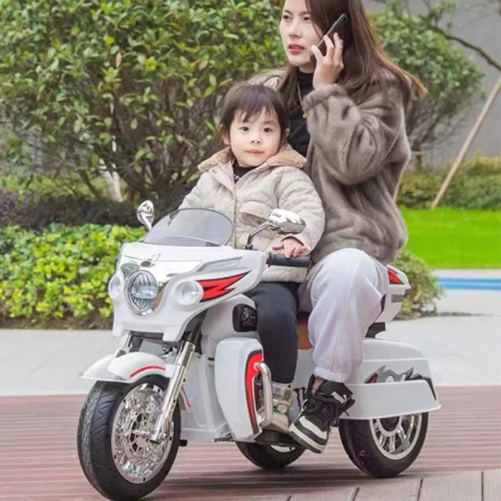 Hign Concerned Kids Electric 12V Two Seat Ride On Motorcycle