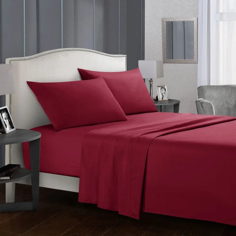 Solid Bed Linen Set for Comfortable Sleep Experience