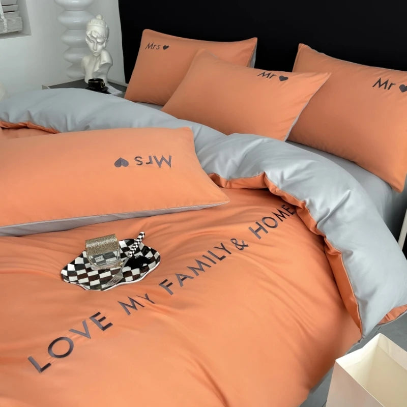 Nordic Luxury Egyptian Cotton Bedding Set for Ultimate Comfort