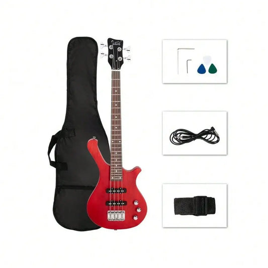 Child Electric Bass Guitar for School Beginners Right Handed