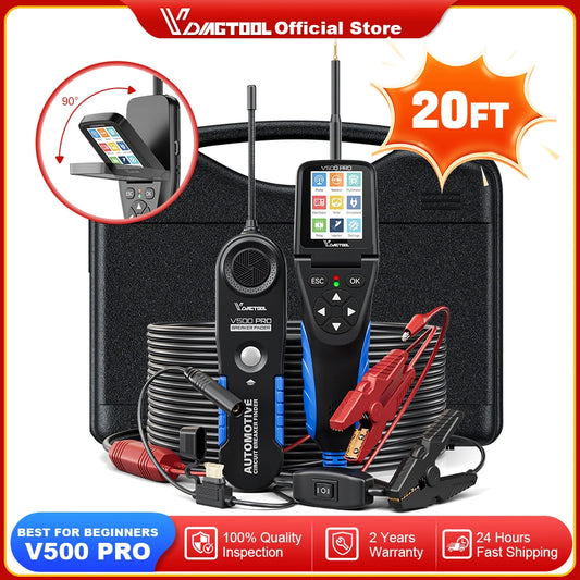 Vdiagtool V500pro Automotive Power Probe Tool 9V to 30V Circuit Tester with Multimeter Oscilloscope Injector Open Short Finder
