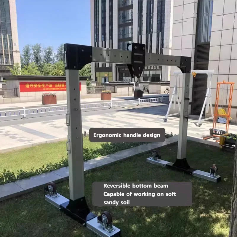 Aluminum Portable Gantry Crane With Height Adjustment