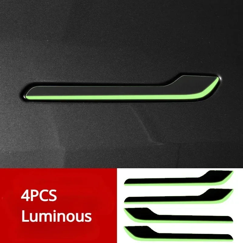 WayModGarge Luminous Door Handle Covers For Tesla Model Y Juniper