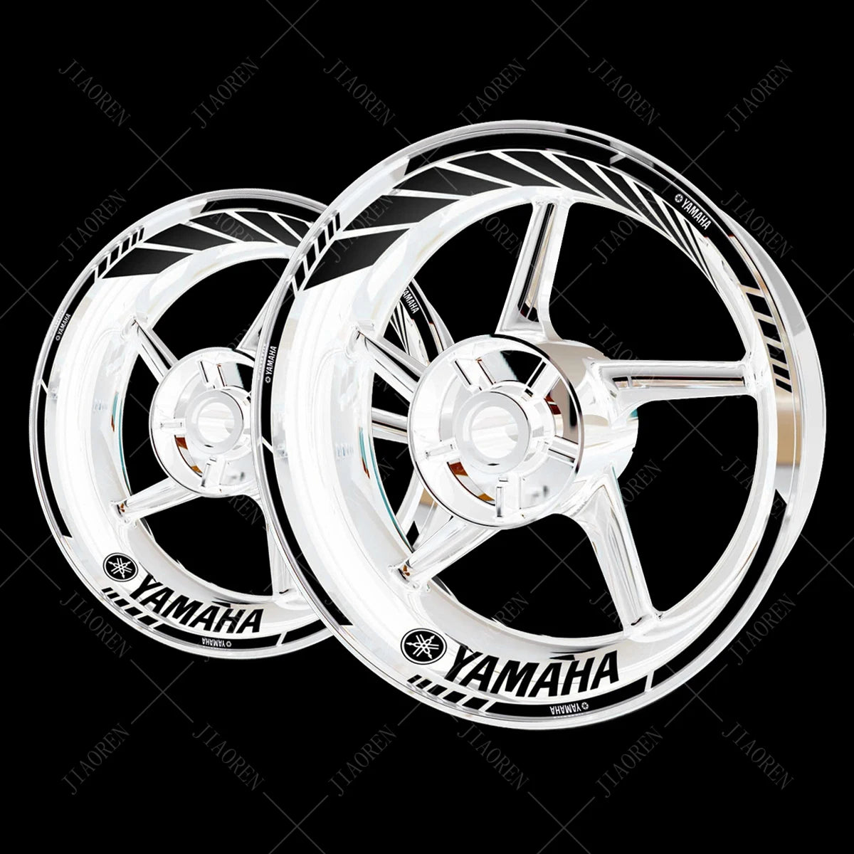 Yamaha Wheel Logo Sticker Rim Decal Vinyl Set Kit Pro