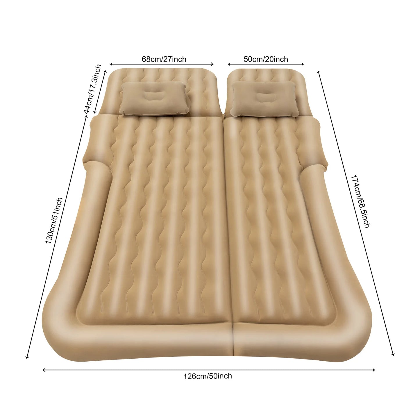 Inflatable SUV Air Mattress for Camping and Travel Adventures