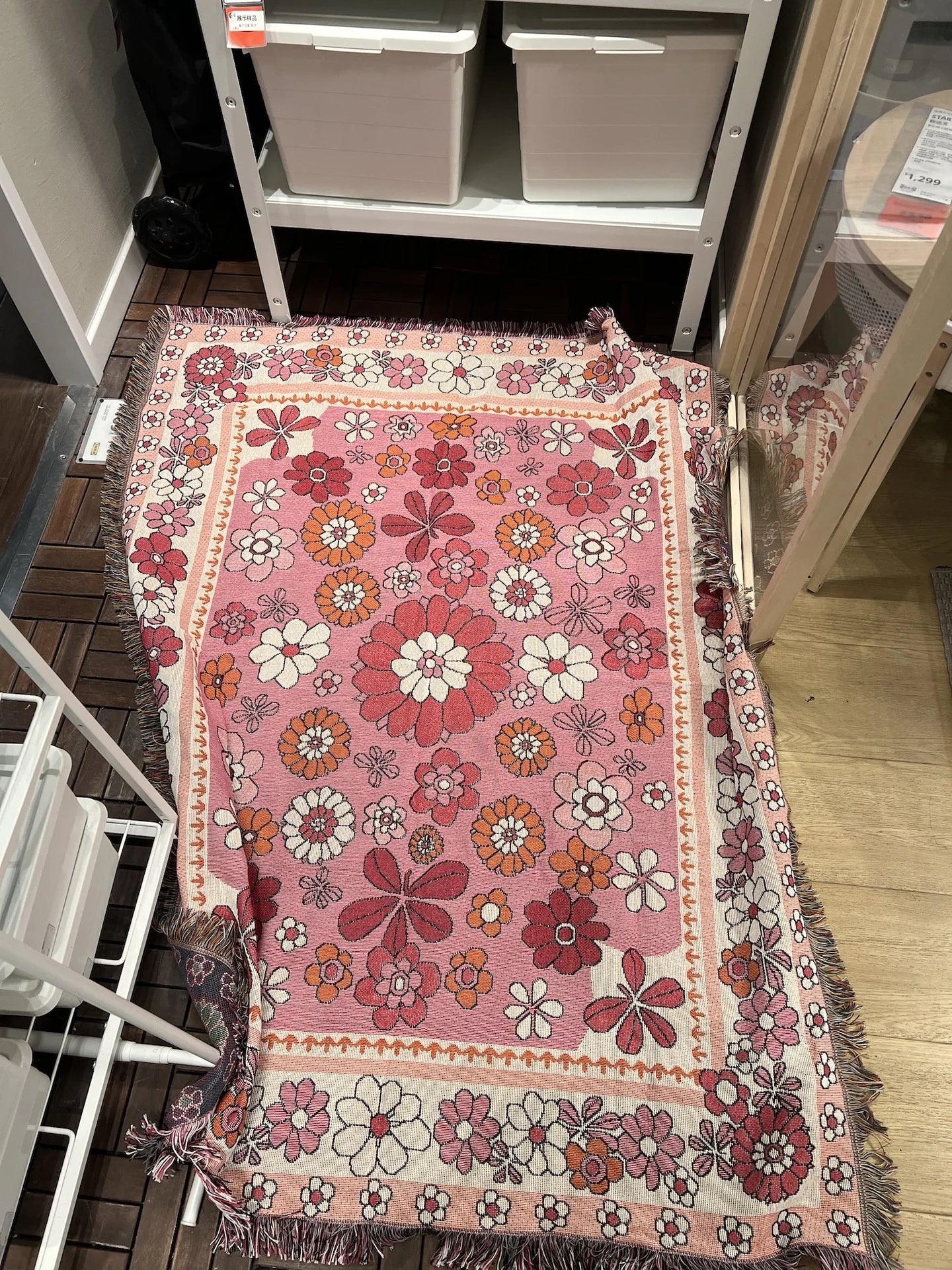 Europe Style Sofa Throw Blanket Cotton Knitted Blanket with Tassel Floral Bohemian Design Sofa Cover Bed Blanket Camping Rug