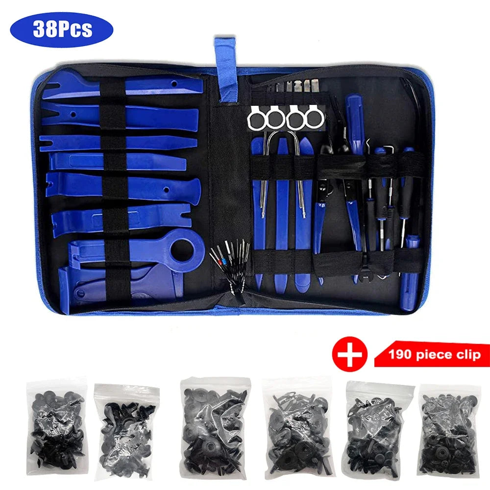JOIGVFNH 38Pcs Car Trim Removal Tool Set For Door Panel
