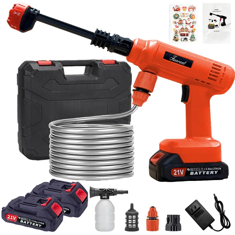 Power Blaster Plus Cordless Pressure Washer For Car Cleaning