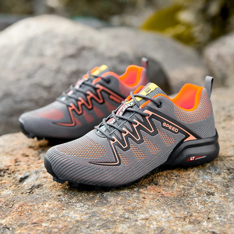 IEERDCN Trail Running Shoes For Men Waterproof Breathable